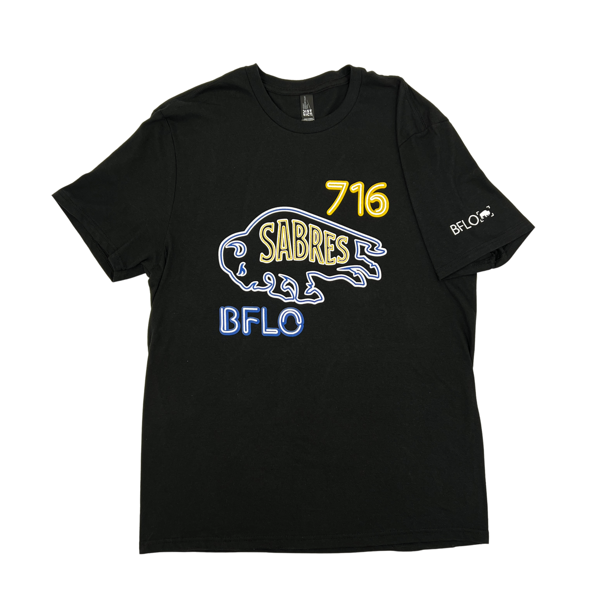 Buffalo Sabres x BFLO Neon Glow Short Sleeve Shirt The BFLO Store