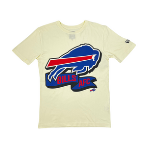 New Era Buffalo Bills Men's 2022 Sideline T-Shirt - Cream 22 / L