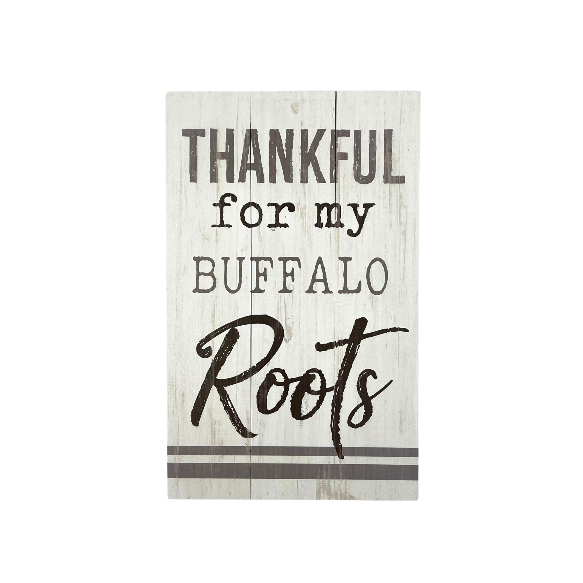 bflo store thank you for my buffalo root wooden wall sign