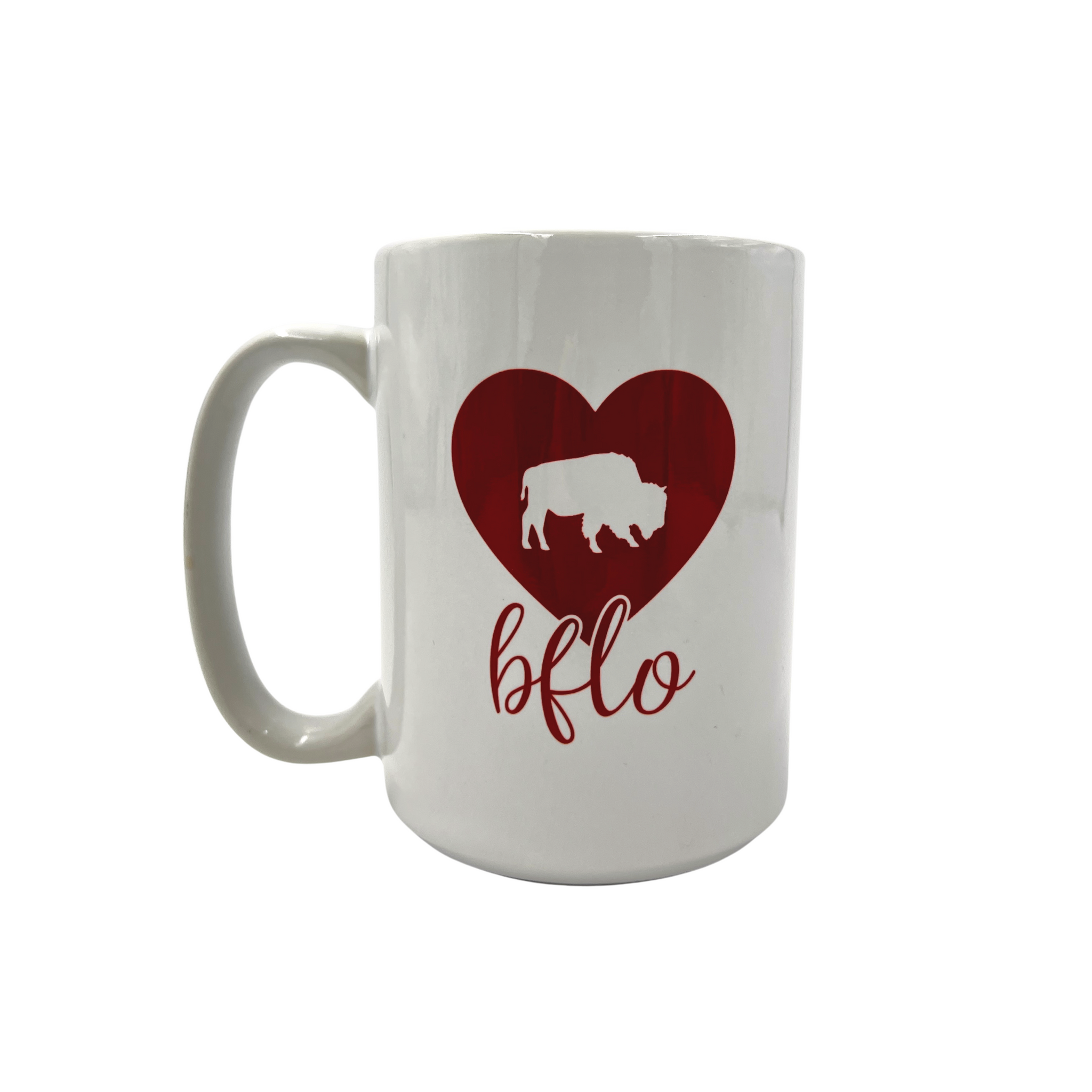 Buffalo Heart Mug