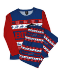 Men's Buffalo Bills Ugly Sweater Crewneck Pajama Set