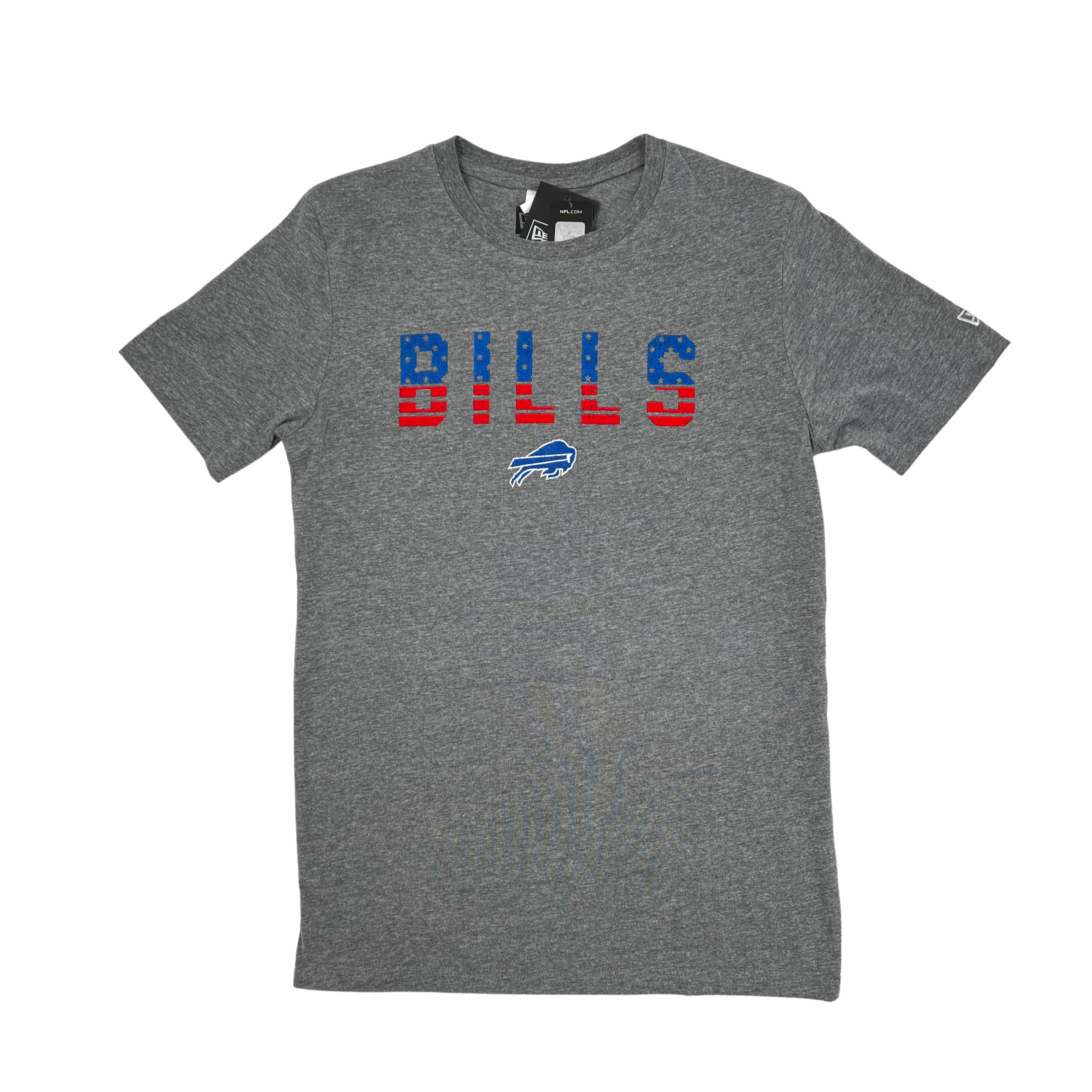 New Era Buffalo Bills Patriotic Letters Gray T-Shirt