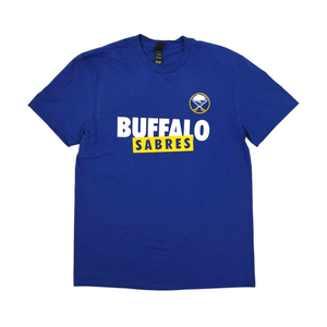 Buffalo Sabres Blue And Gold Goat Head Tee Shirt