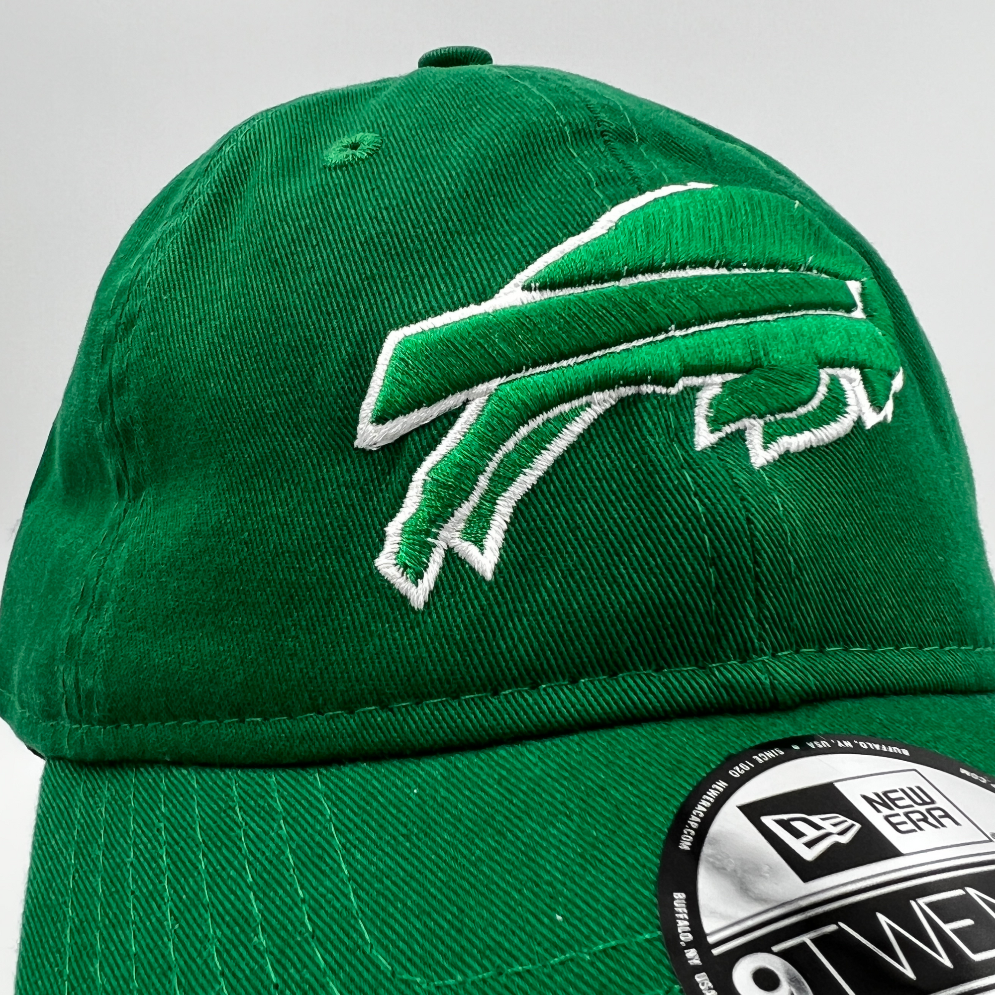 Buffalo Bills With Green Charging Buffalo Irish Adjustable Hat