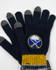 '47 Brand Buffalo Sabres Navy Knit Texting Gloves