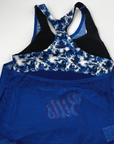 Women's Buffalo Bills Royal Tie Dye Sports Bra With Top