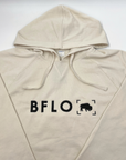 BFLO Embroidered Cream Hoodie