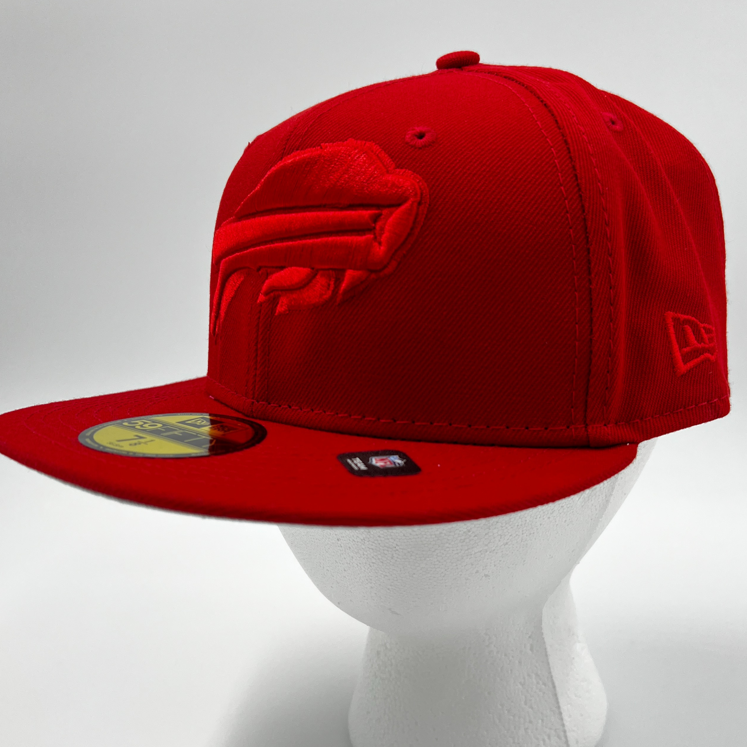 Buffalo Bills Legacy Scarlet New Era 59FIFTY Fitted Scarlet / Oceanside Blue | Snow White / 7 1/4