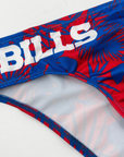 Women's Buffalo Bills Floral Bikini Bottom