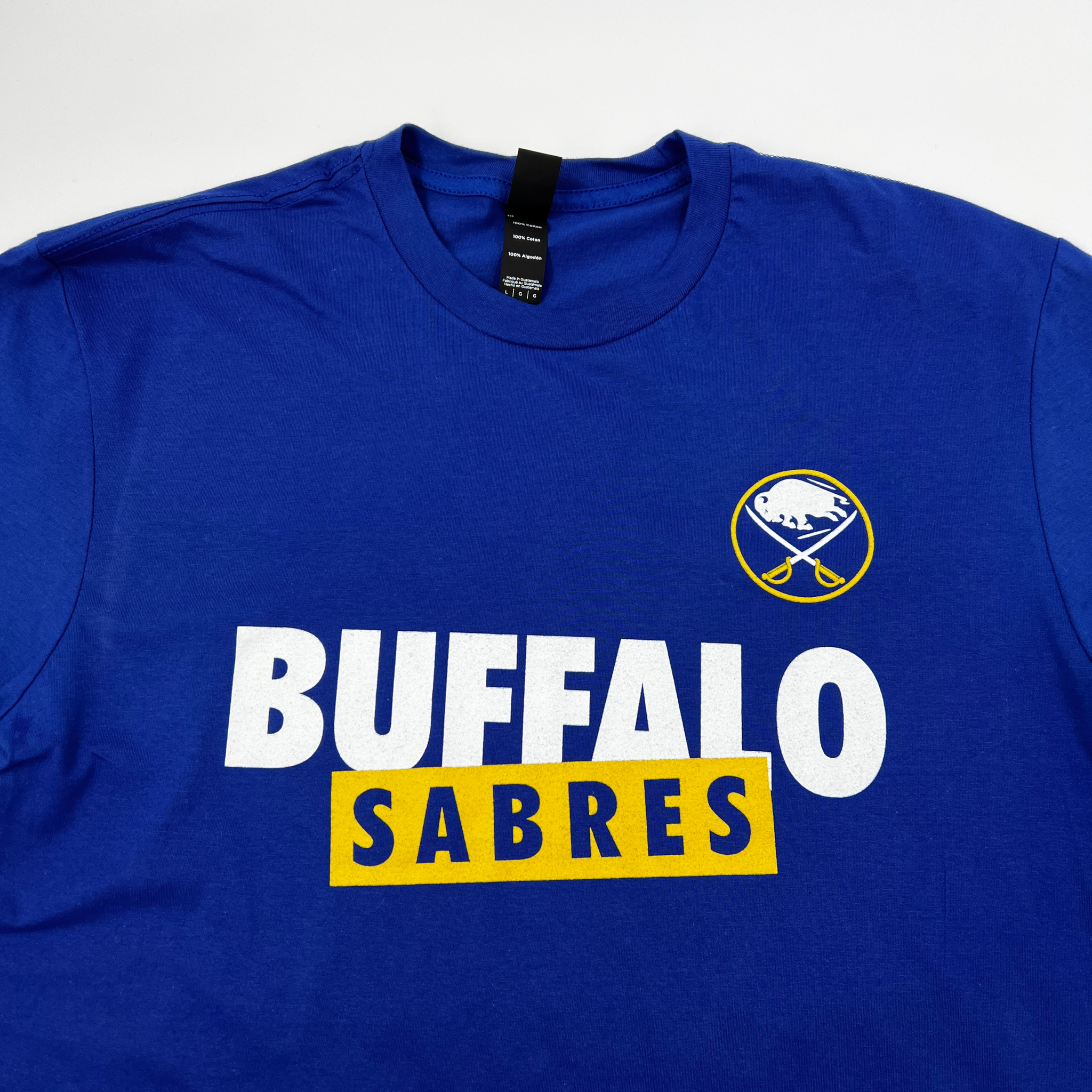 Buffalo Sabres Ice Hockey Button-up T Shirt - RobinPlaceFabrics