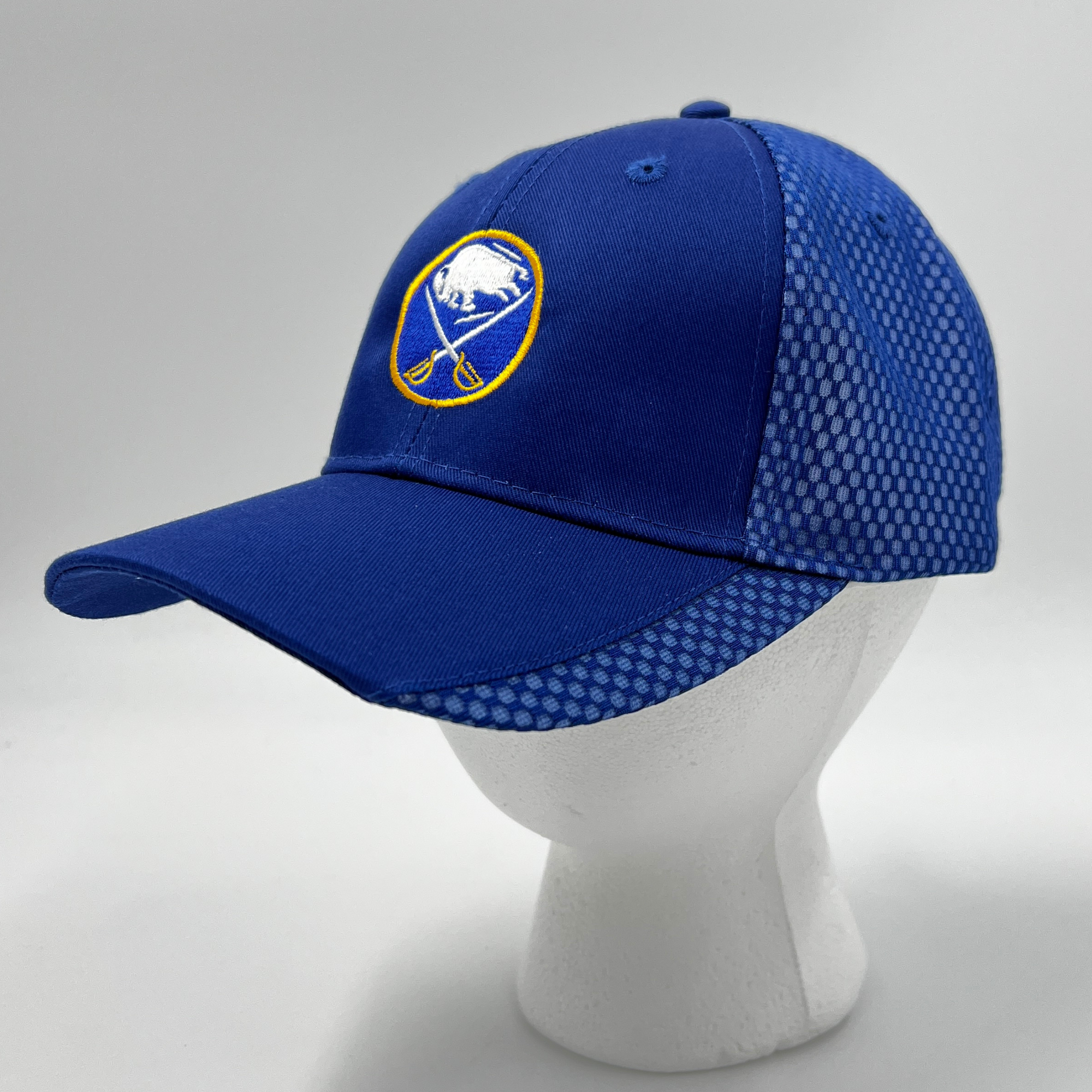 Buffalo Sabres Blue &amp; Gold Mesh Adjustable Hat