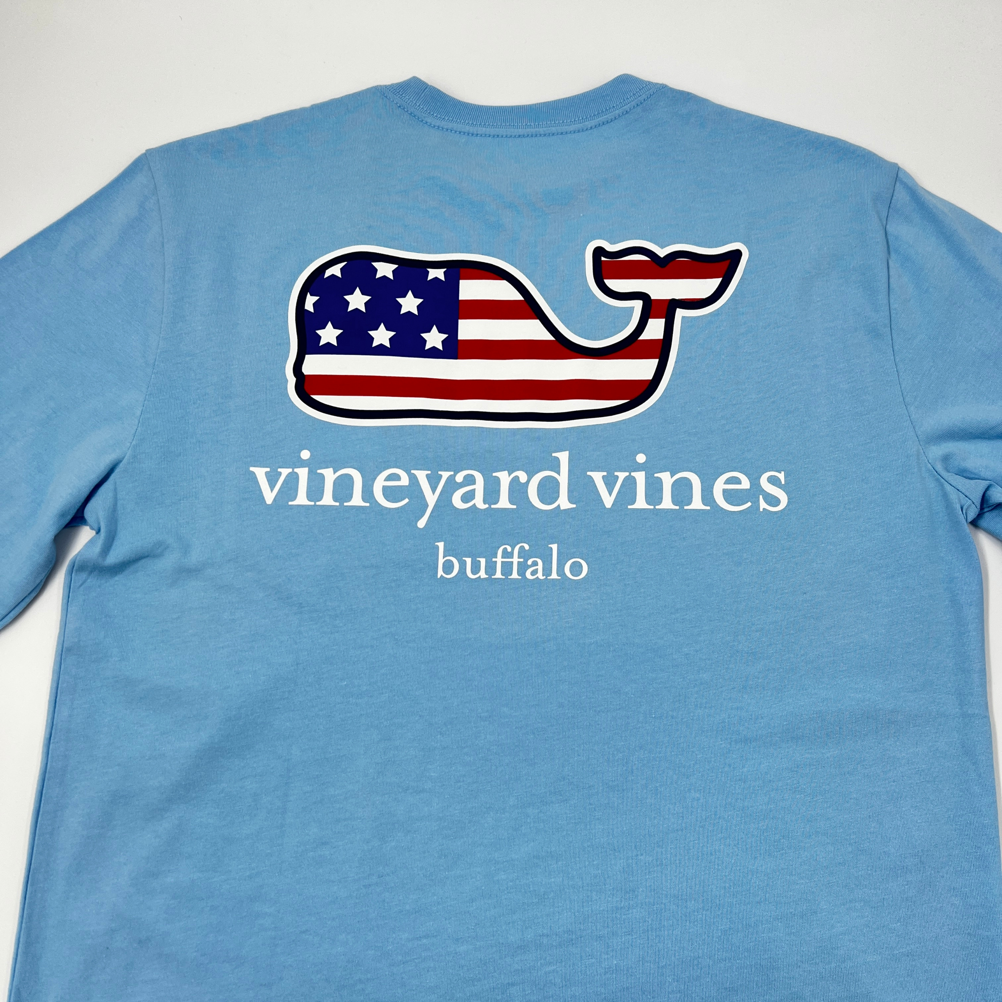 Vineyard Vines Buffalo, NY Jake Blue Long Sleeve Shirt