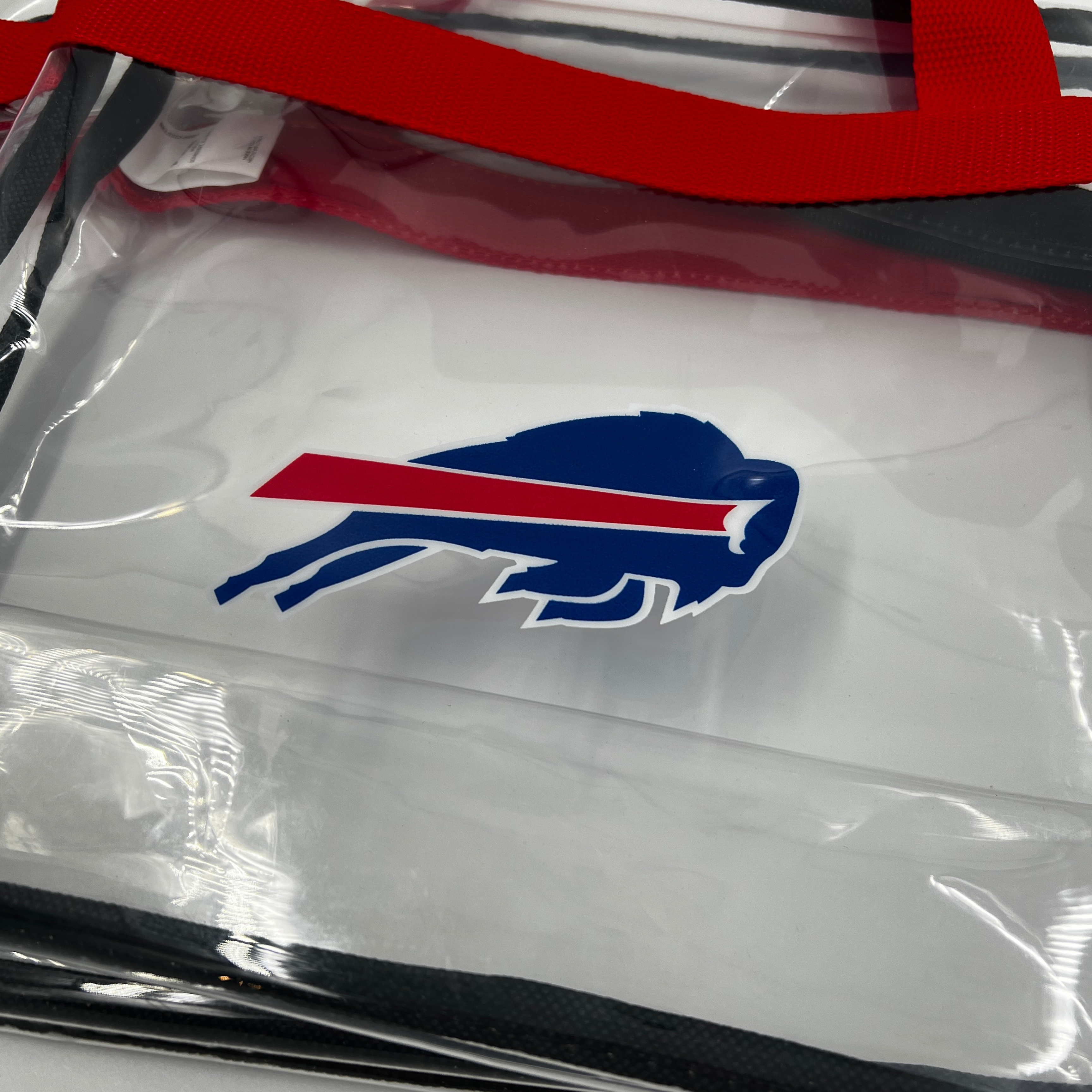 Buffalo Bills Team Logo CLEAR Messenger Tote Bag Purse - Game Stadium  Security