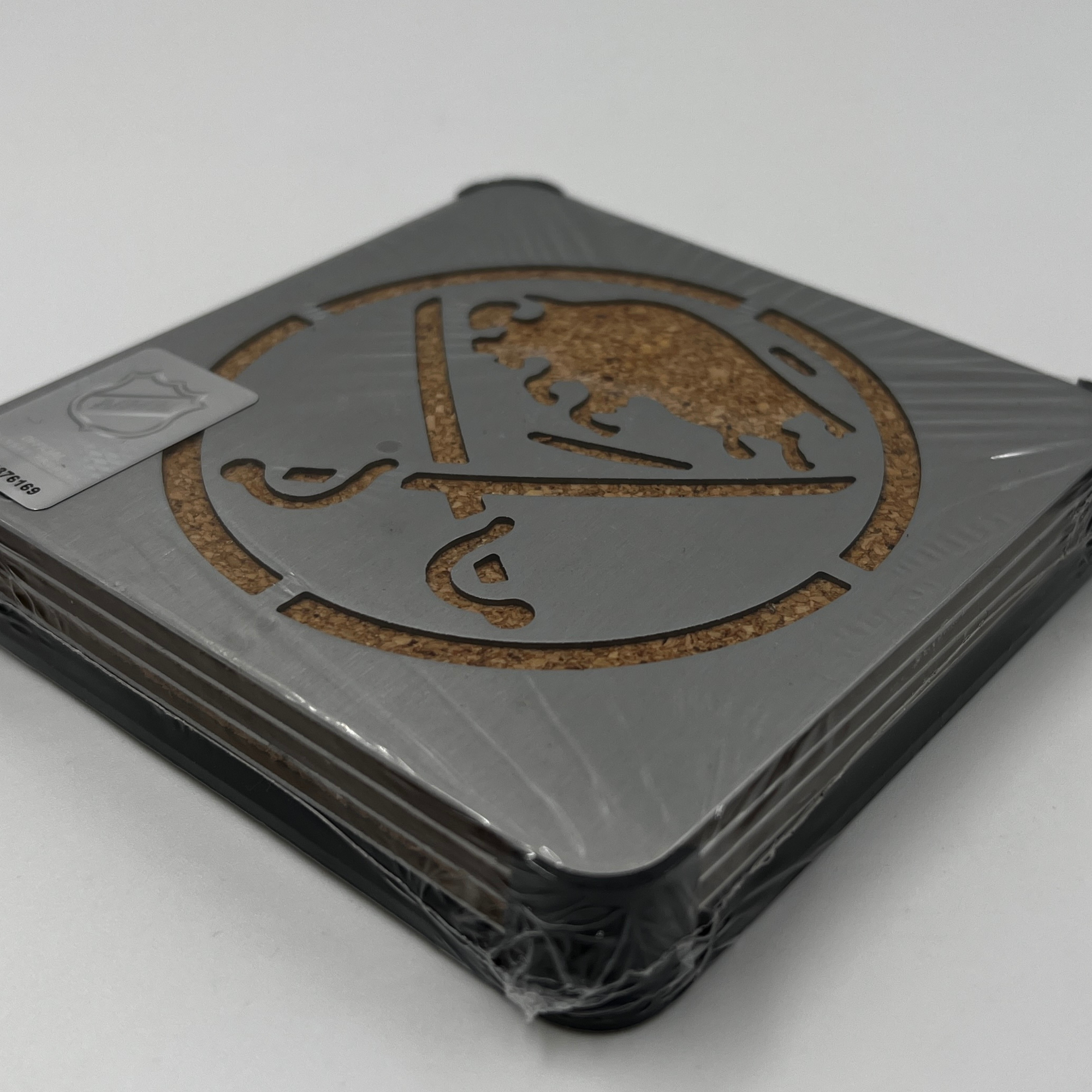 Buffalo Sabres 4-Pack Stainless Steal &amp; Cork Coasters