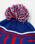 '47 Brand Bills Royal and Red BUF Pom Pom Knit Winter Hat
