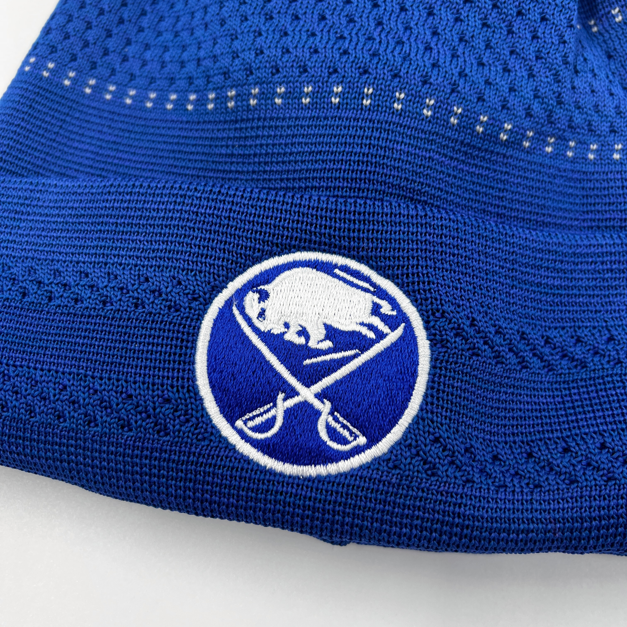 Buffalo Sabres Royal Blue Mesh Embroidered Logo Winter Beanie