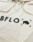 BFLO Embroidered Cream Hoodie