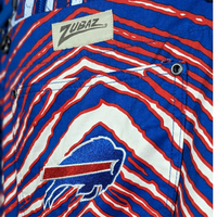 Zubaz Buffalo Bills Lined Zebra Striped Bib Overalls