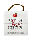 WNY Teachers Wooden Sign