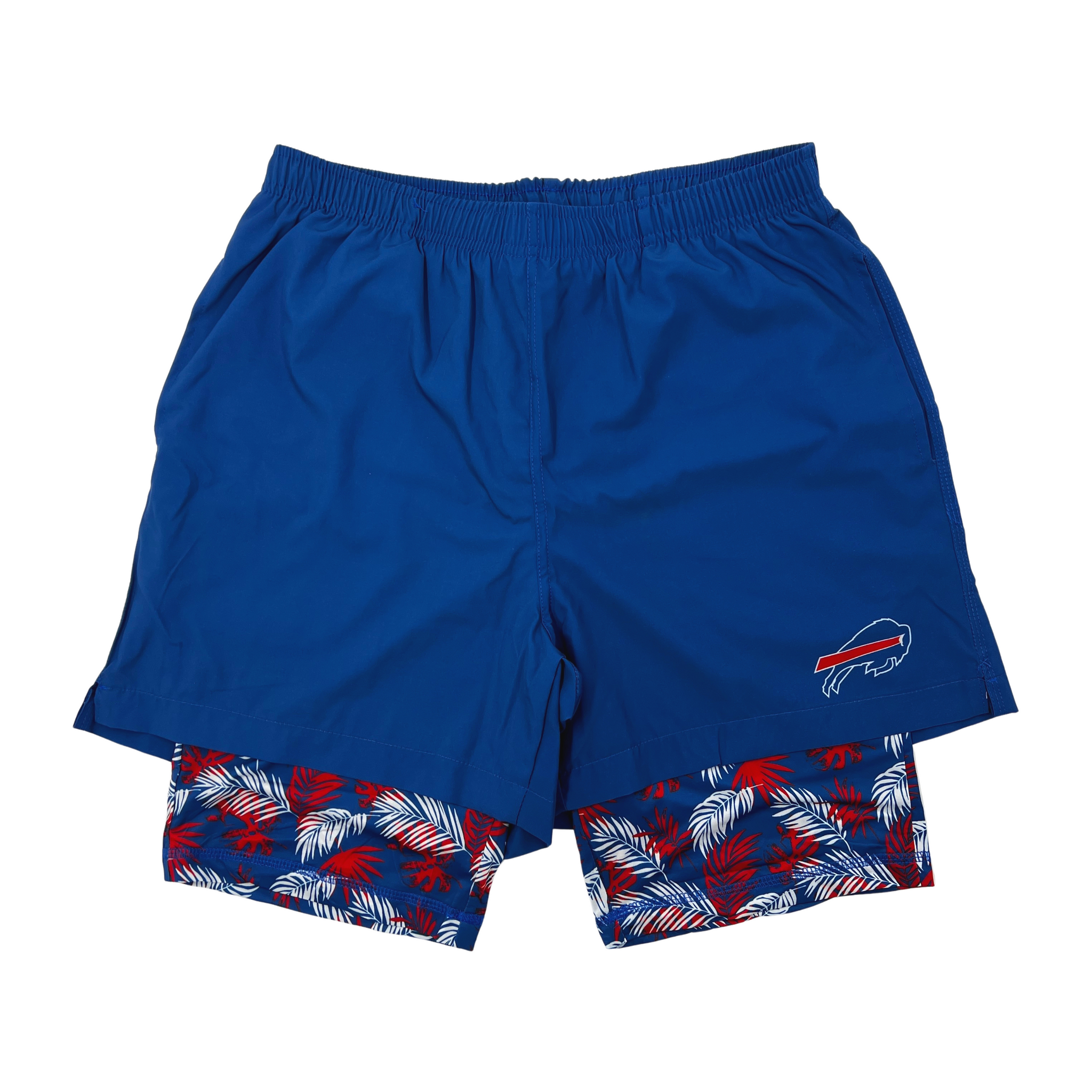 Buffalo Bills Woven Running Shorts With Floral Liner