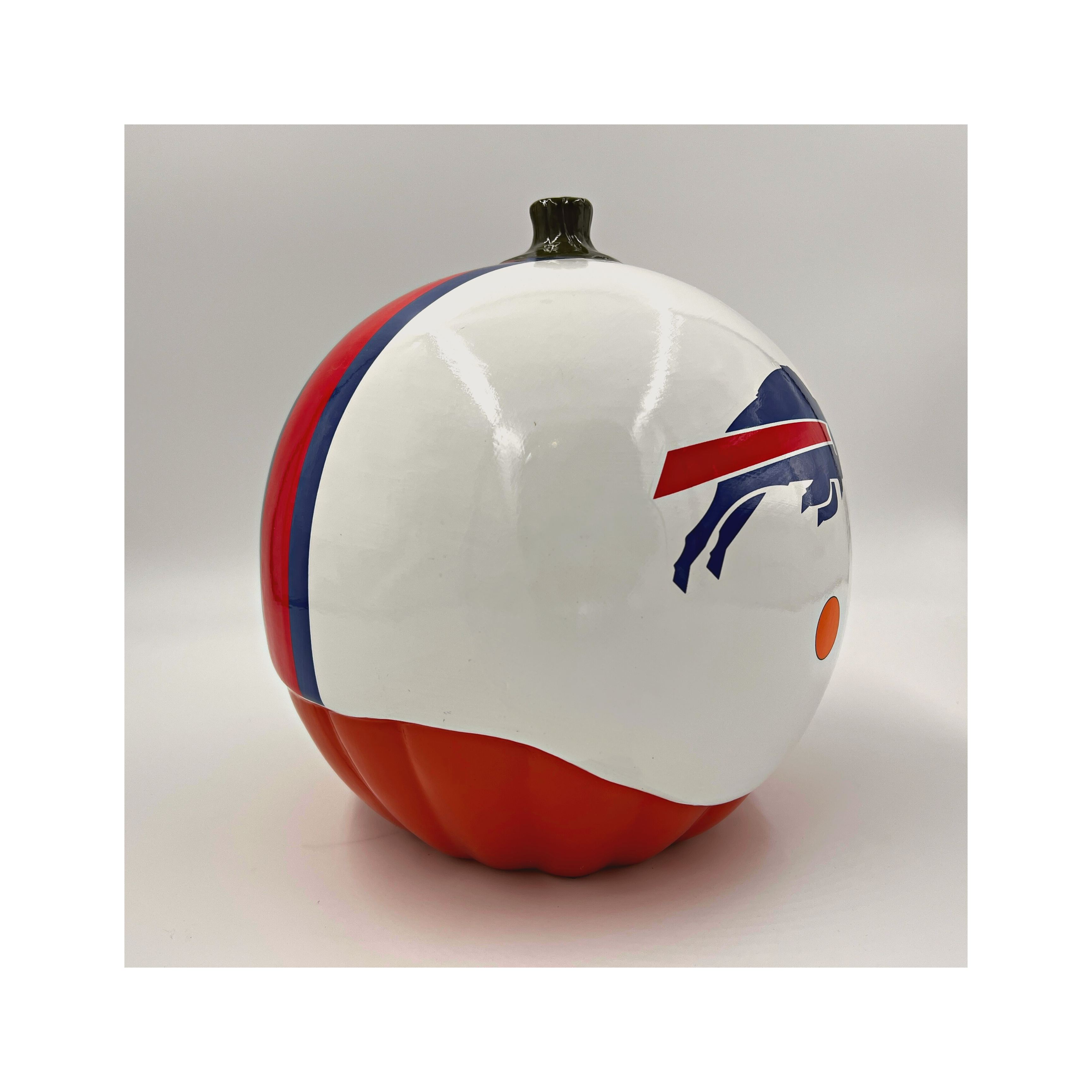 Buffalo Bills NFL Football New Work OOAK Fabric Pumpkin Fall