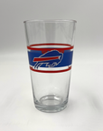 Buffalo Bills Striped 16oz Pint Glass