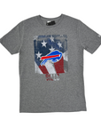 New Era Buffalo Bills Distressed Flag Gray Short Sleeve Shirt
