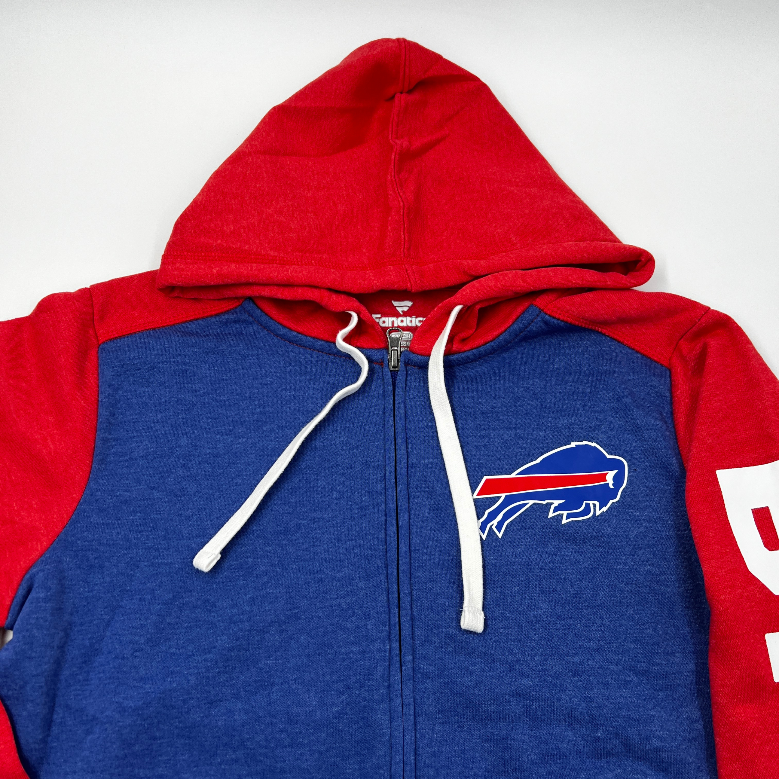 Buffalo Bills Royal Blue Fanatics Zip-Up Hoodie