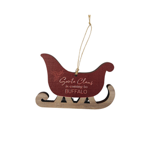 Santa Claus is Coming to Buffalo Slay Ornament