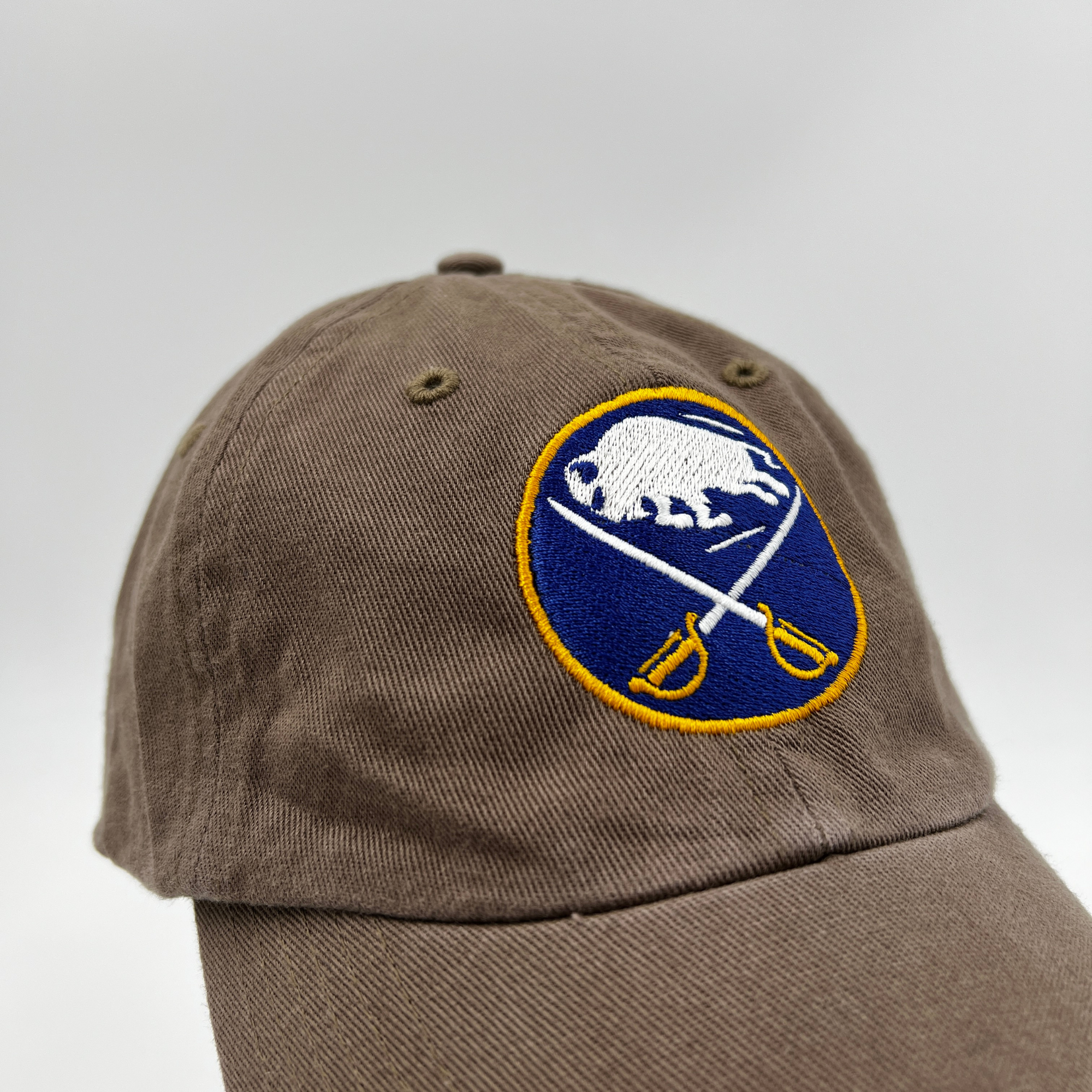 BFLO Buffalo Sabres Khaki Adjustable Hat