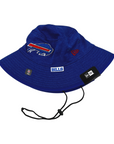 New Era Bills Charging Buffalo Blue Bucket Hat