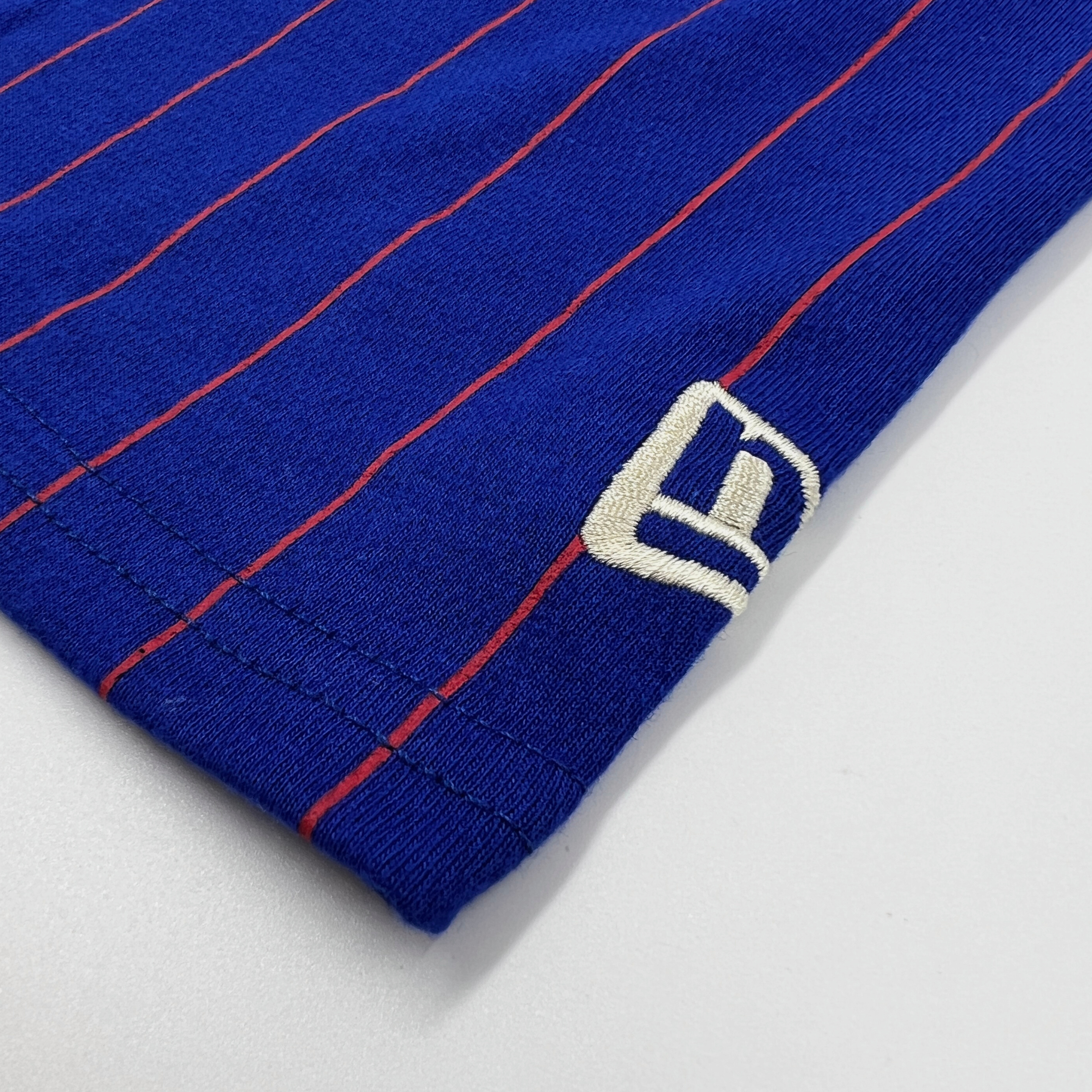 New Era Bills Cityarch Blue and Red Stripe Shorts