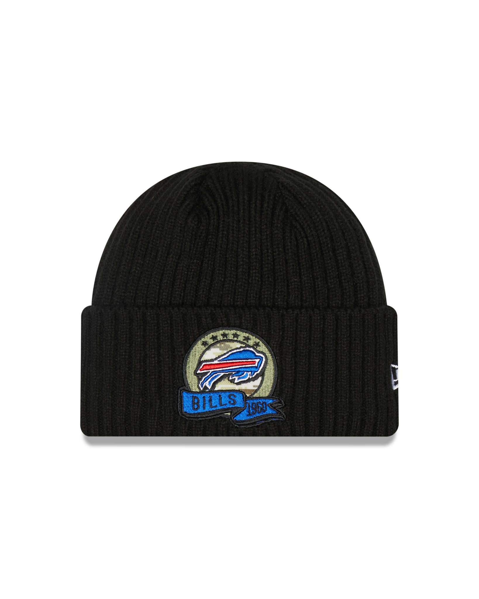 bflo store New Era Bills 2022 Salute To Service Youth Knit Hat