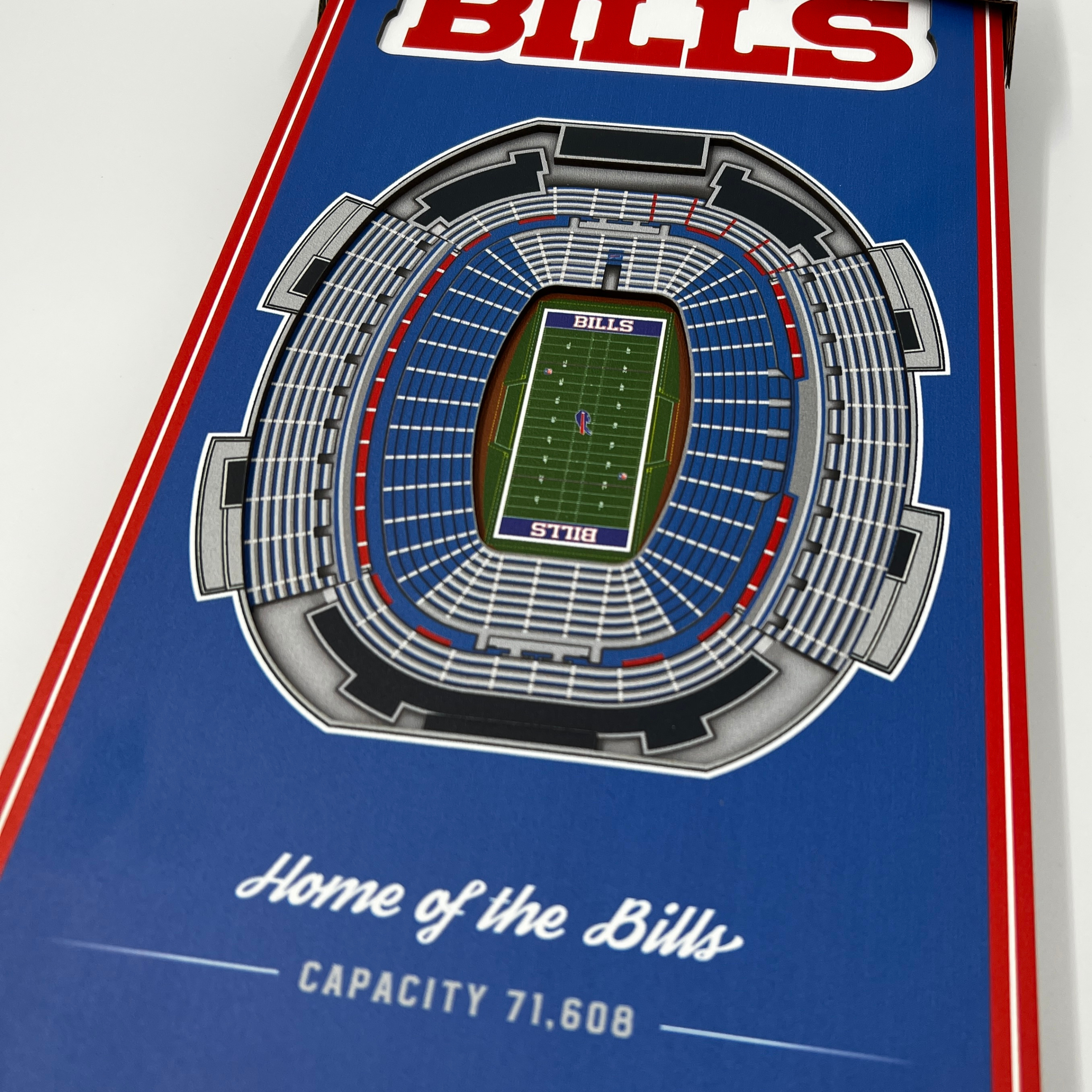 Buffalo Bills Premium Stadium Banner 3D Wall Art