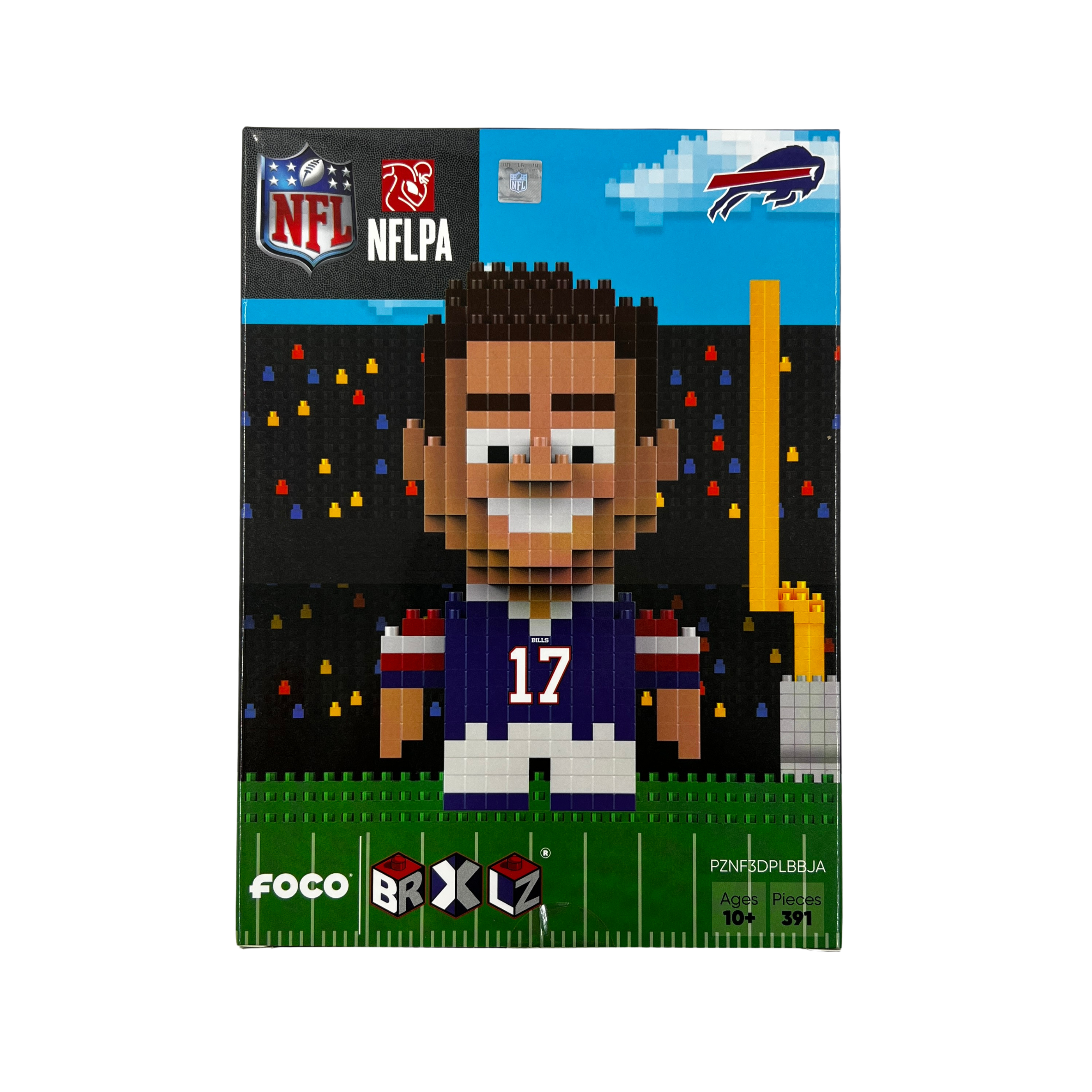 Buffalo Bills 3D Helmet BRXLZ Puzzle