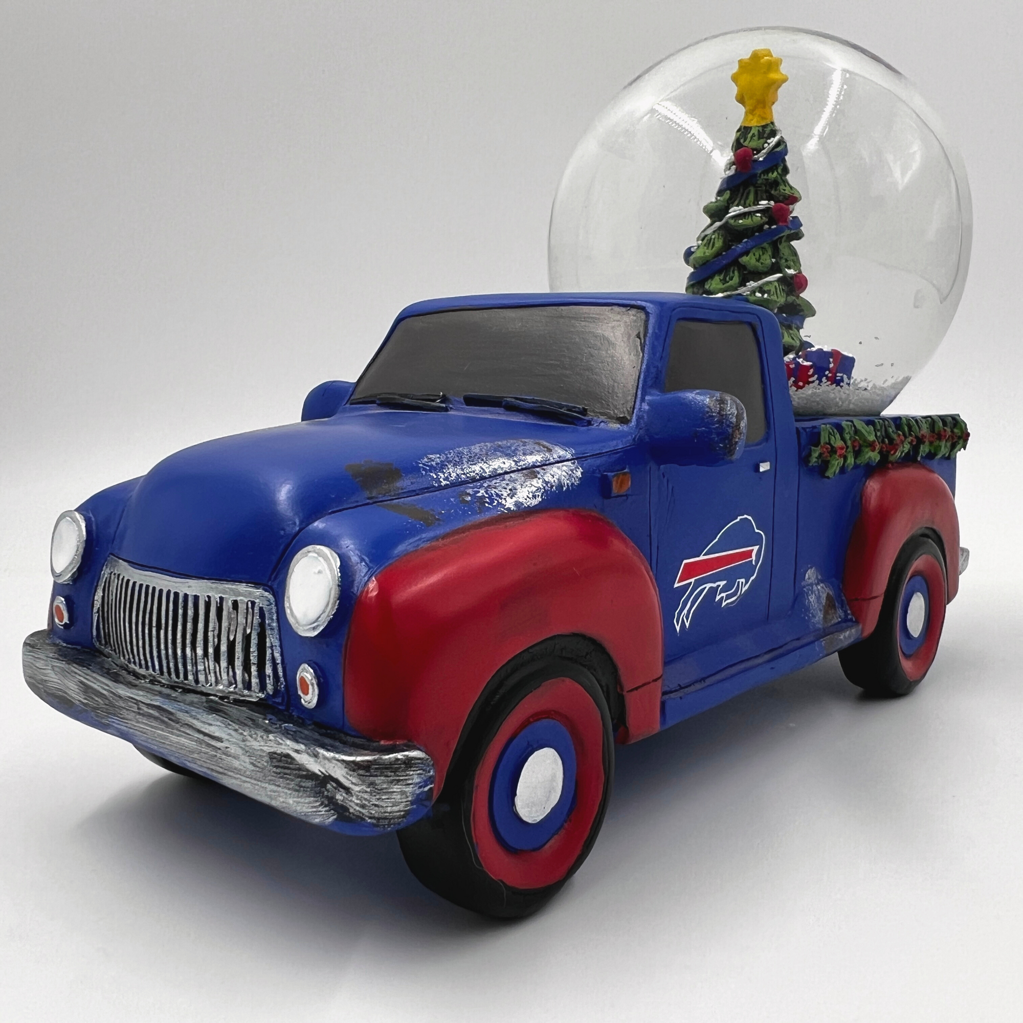 Buffalo Bills Holiday Truck Snow Globe