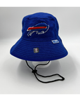 New Era Bills Charging Buffalo Blue Bucket Hat