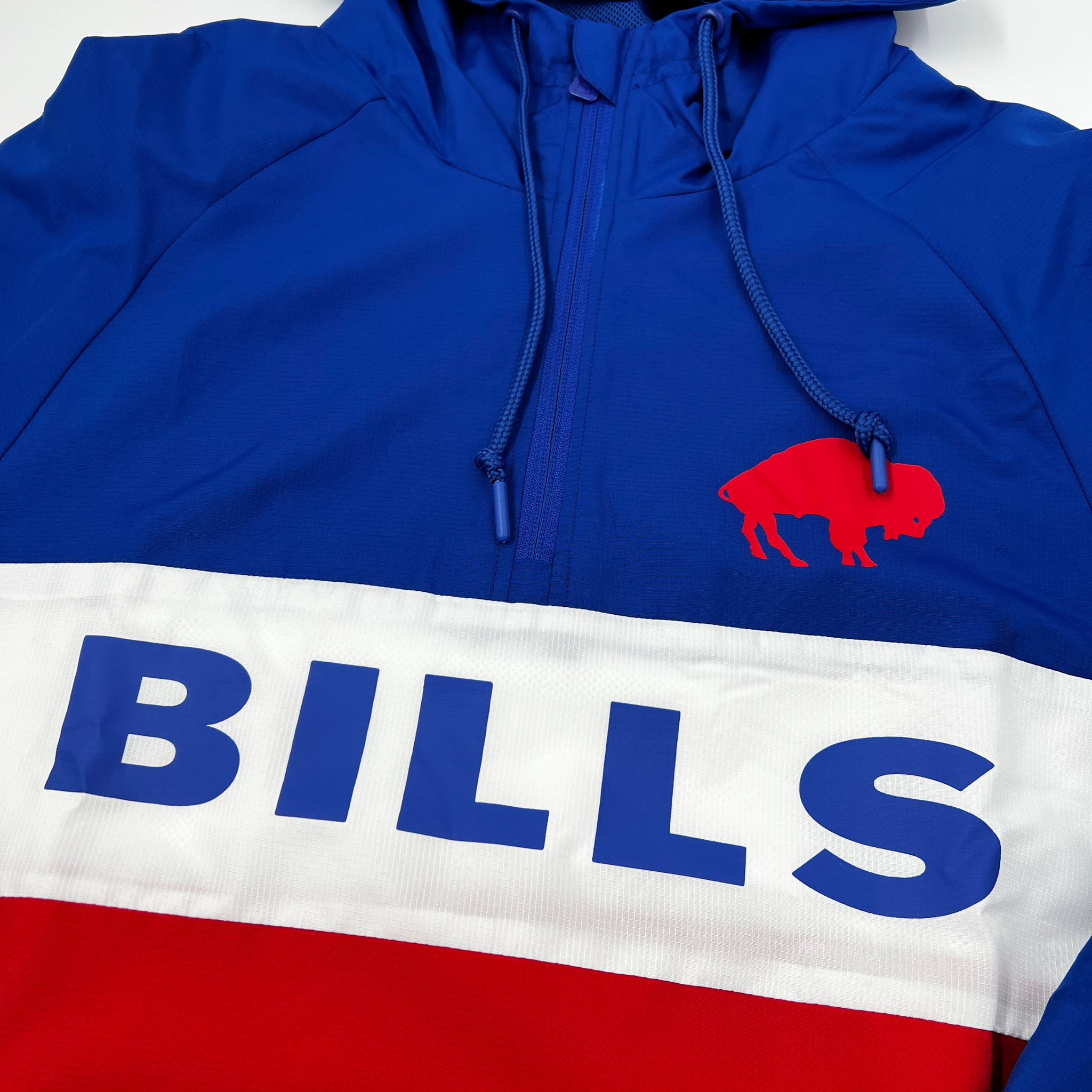 New Era Bills With Standing Buffalo Quarter Zip Jacket