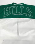 New Era Buffalo Bills Green & White Half Zip With Pouch Pocket