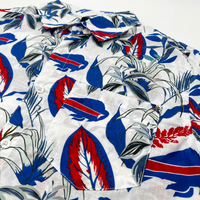 Buffalo Bills Royal Blue Floral Button Up Shirt