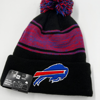 Youth Buffalo Bills With Charging Buffalo Knit Hat