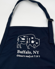 Buffalo, NY Dinner's Ready Navy Blue Apron
