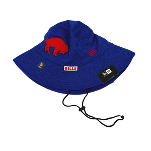 New Era Bills Standing Buffalo Blue Bucket Hat