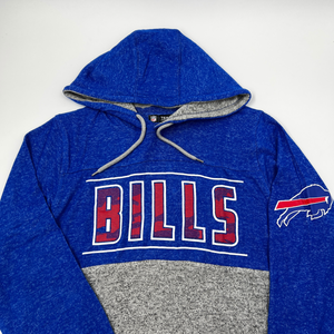 Buffalo Bills Mens Grey Heather Kick Return 3 Pullover Hoodie Sweatshirt