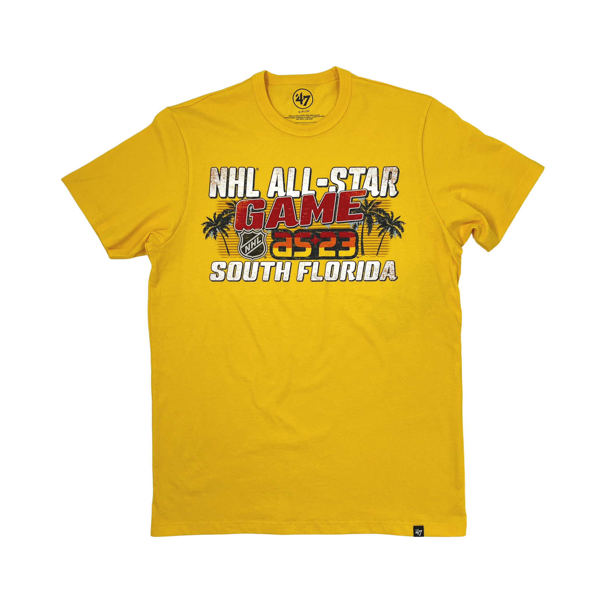 '47 Brand NHL 2023 All Star Yellow Short Sleeve Shirt