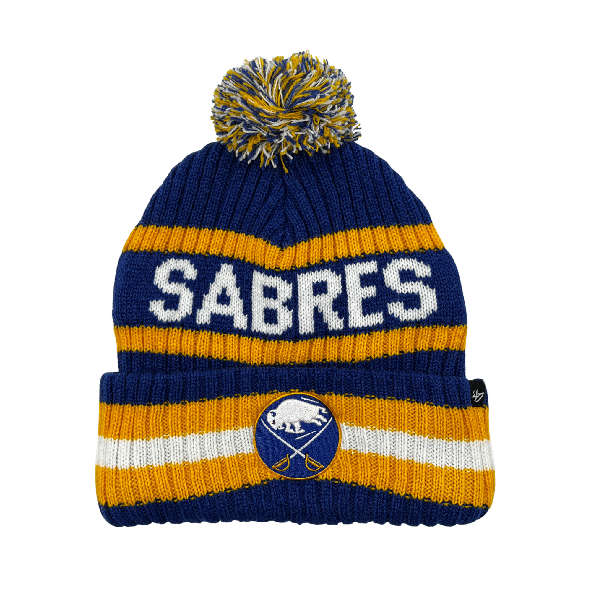 47 Brand Buffalo Sabres Striped Knit Winter Hat The BFLO Store