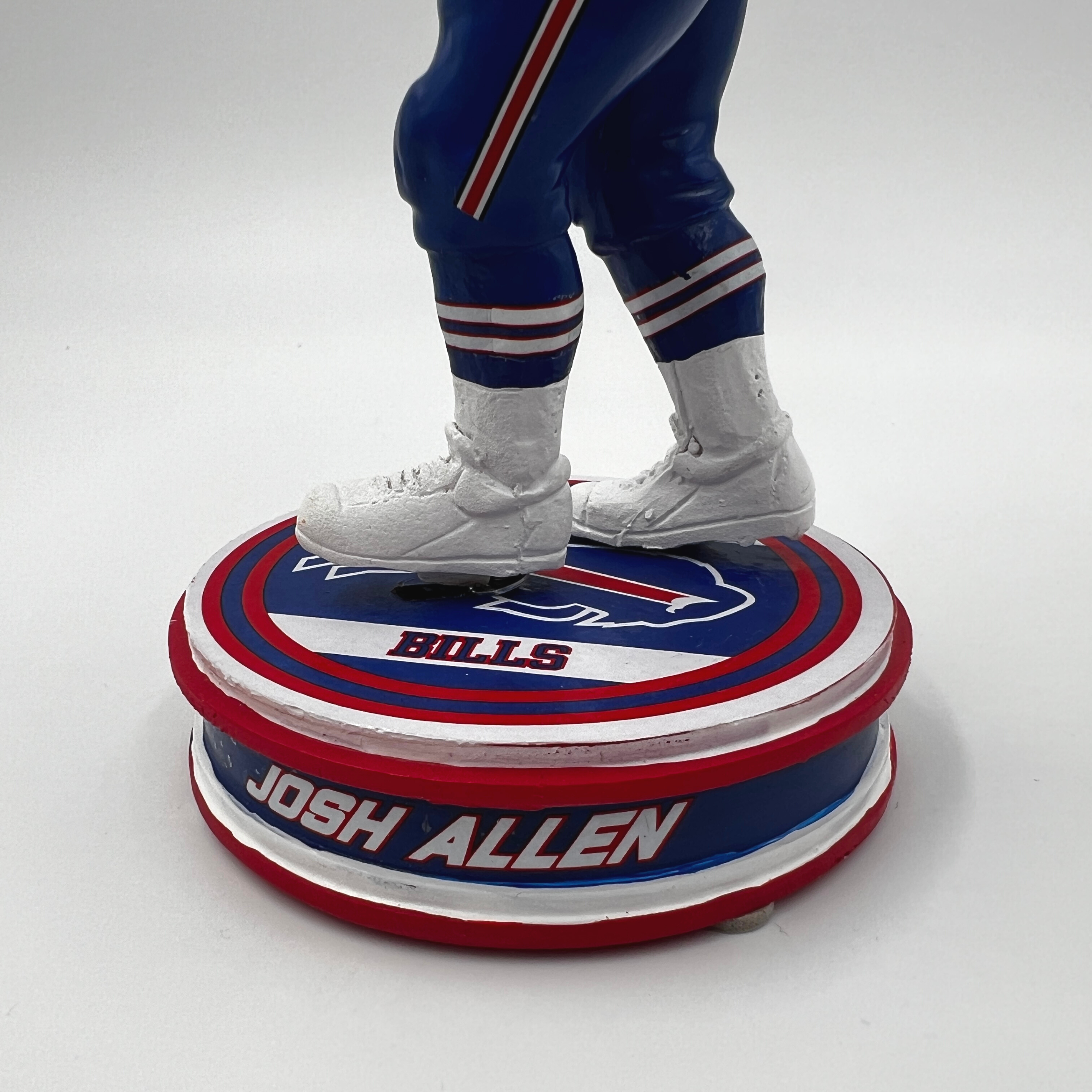 Josh Allen Buffalo Bills Field Stripe Bighead Bobblehead Officially Licensed by NFL