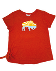 Women's BFLO With Sunrise Orange Short Sleeve Shirt