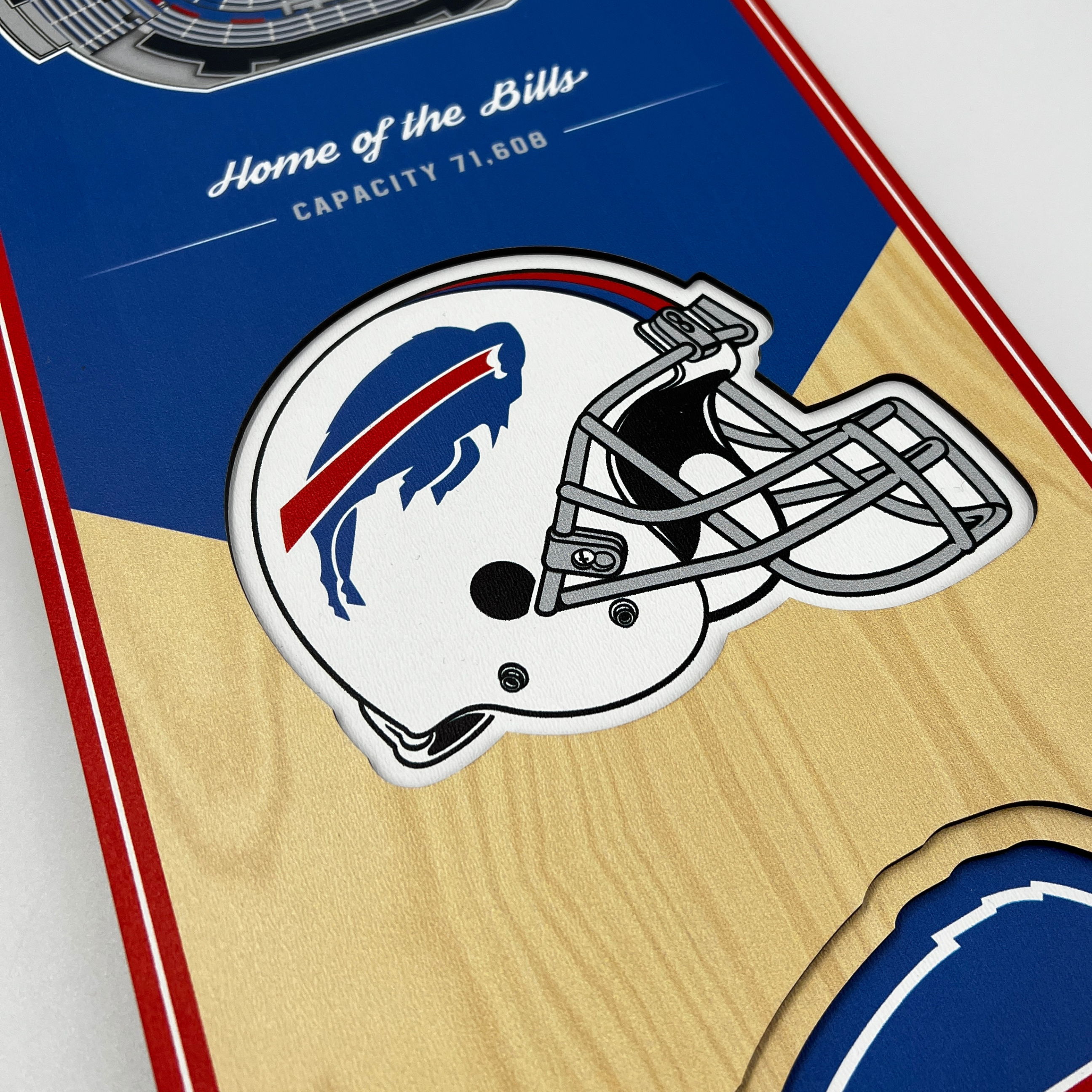 Buffalo Bills 3D Stadium Wood Wall Art