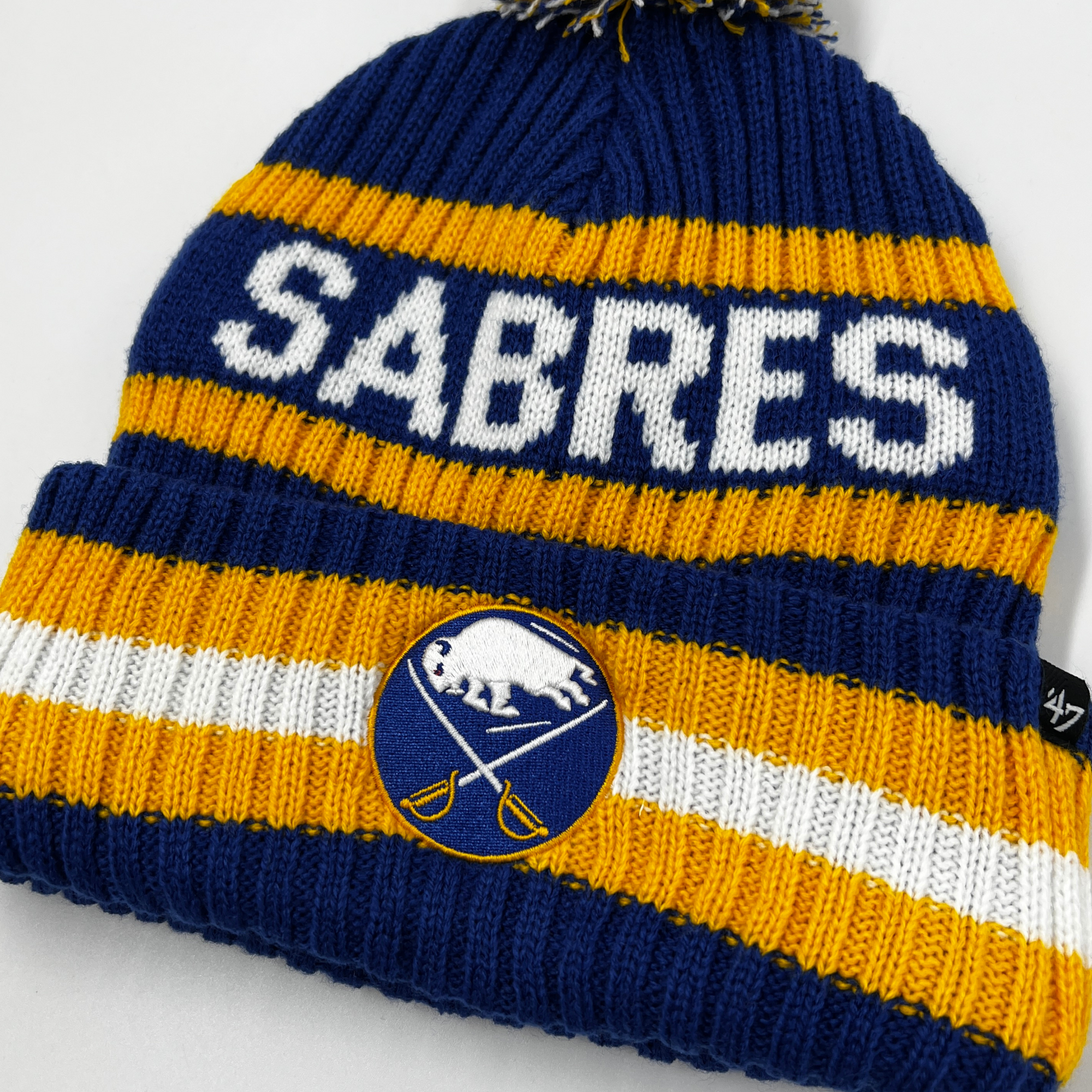 &#39;47 Brand Buffalo Sabres Striped Knit Winter Hat